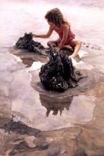 水粉大师Steve Hanks 220-Castles In The Sand
